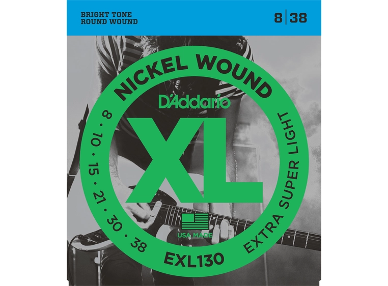D'Addario EXL130 El. gitar strenger (008-038) 